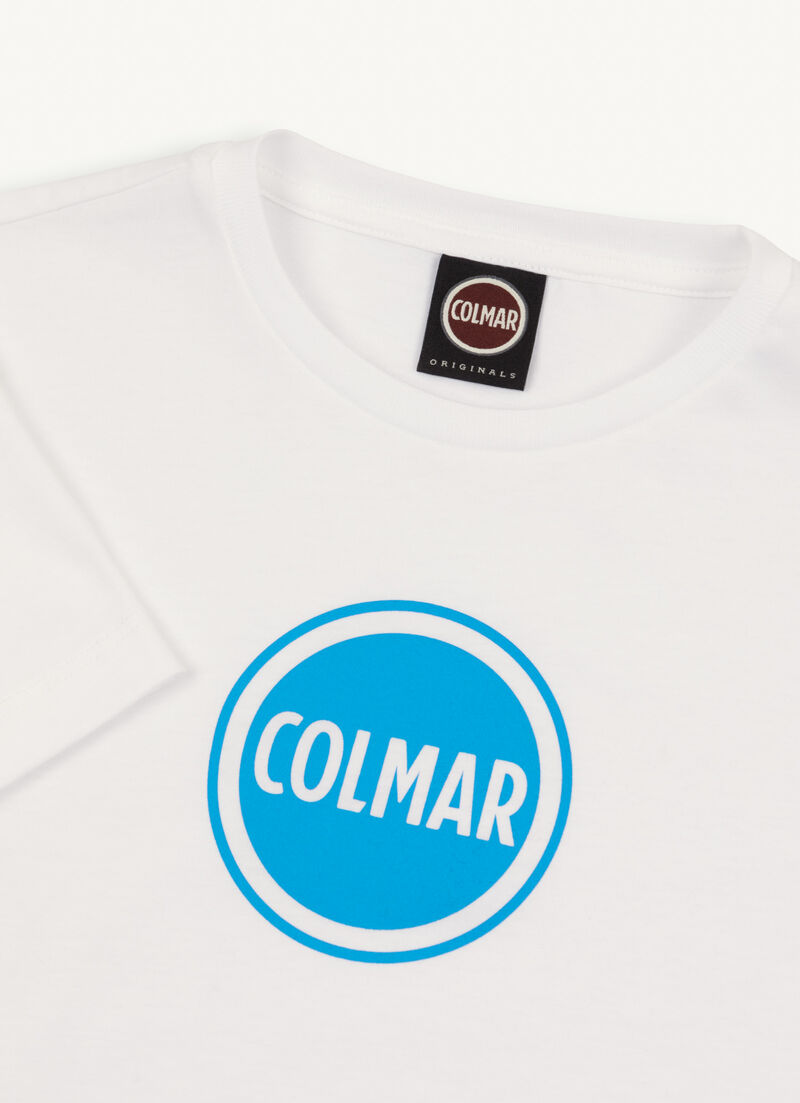 Cotton T-shirt with maxi Colmar logo