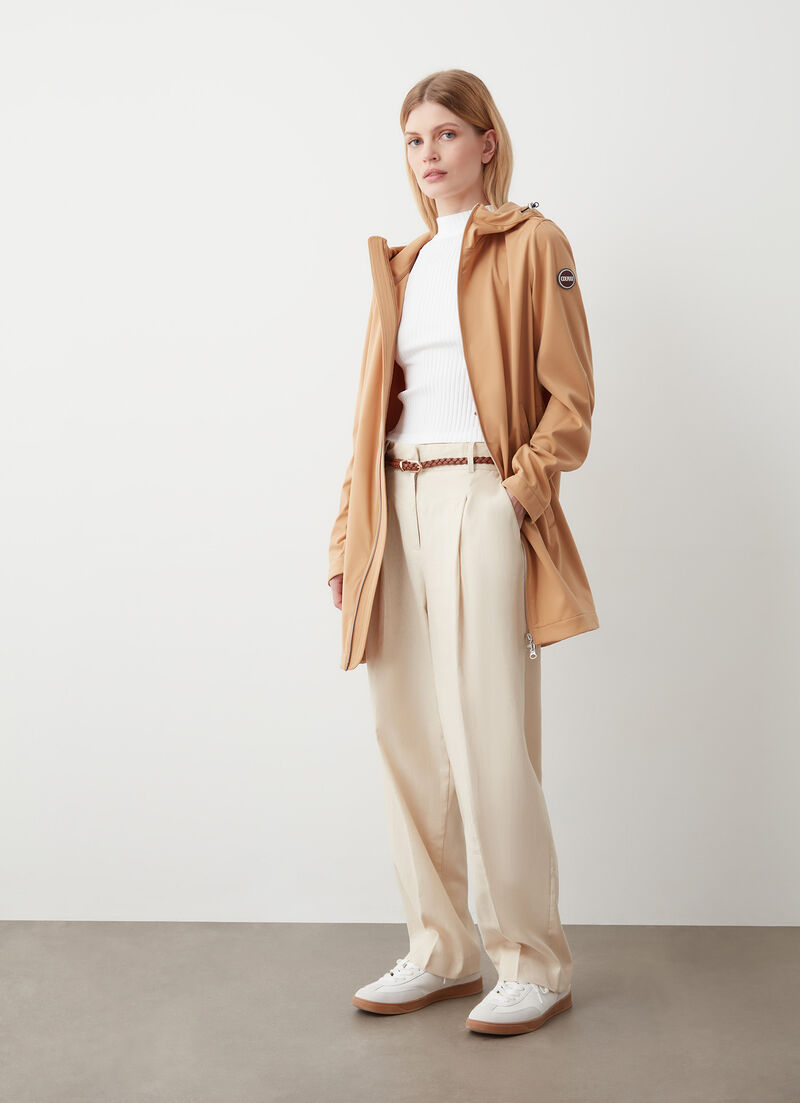 Long softshell jacket