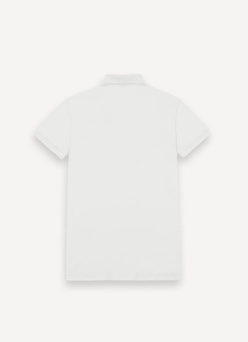 Cotton piqué polo-shirt