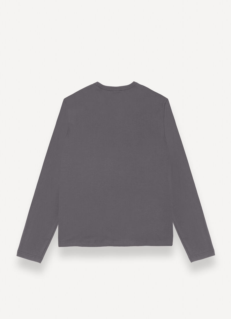 Long-sleeved cotton T-shirt