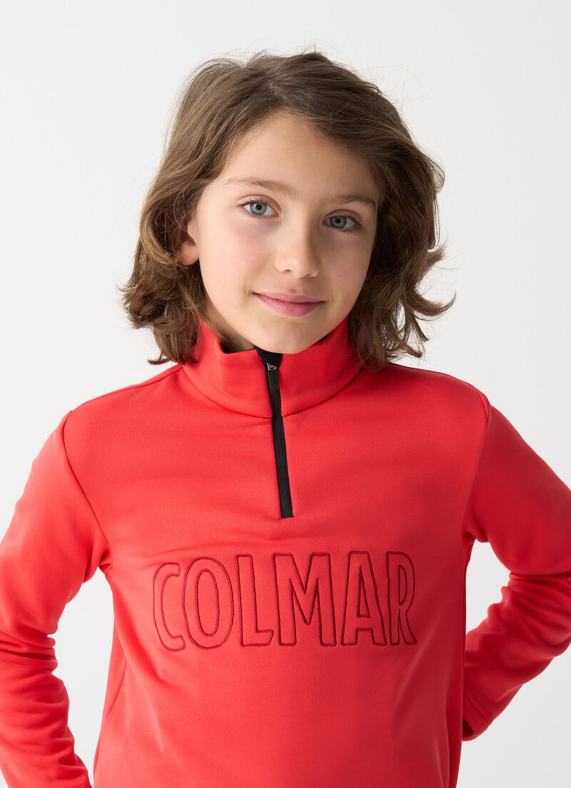 Unisex branded ski fleece