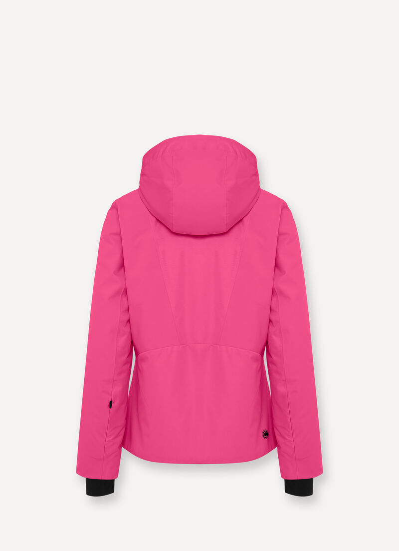 Two-fabric ski jacket