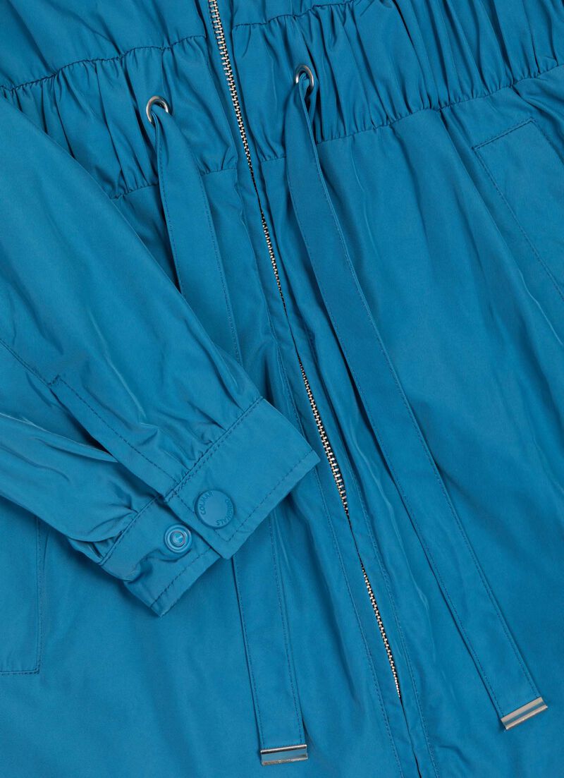 Mid-length taffeta jacket