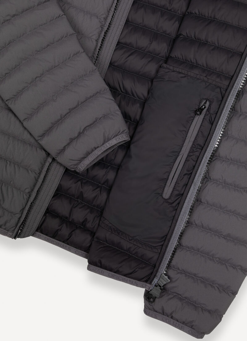 Light down jacket with hood