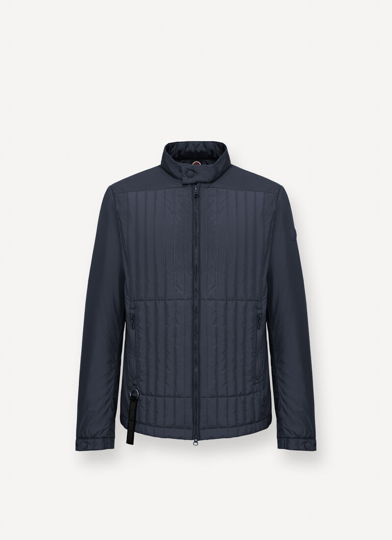 Biker jacket with wad padding