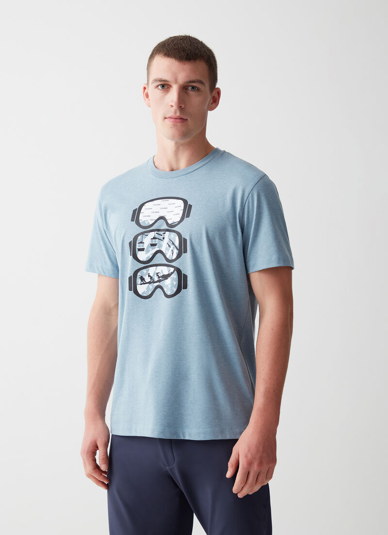 T-shirt with maxi print