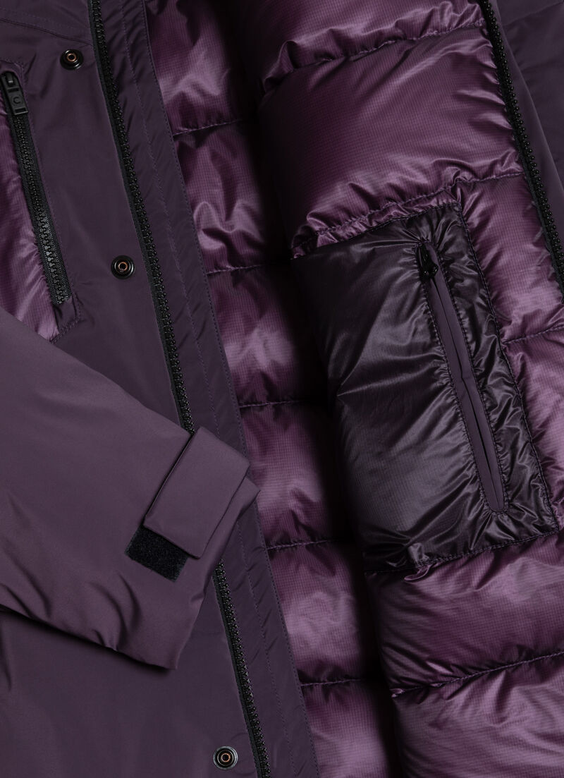 Waterproof down-padded parka