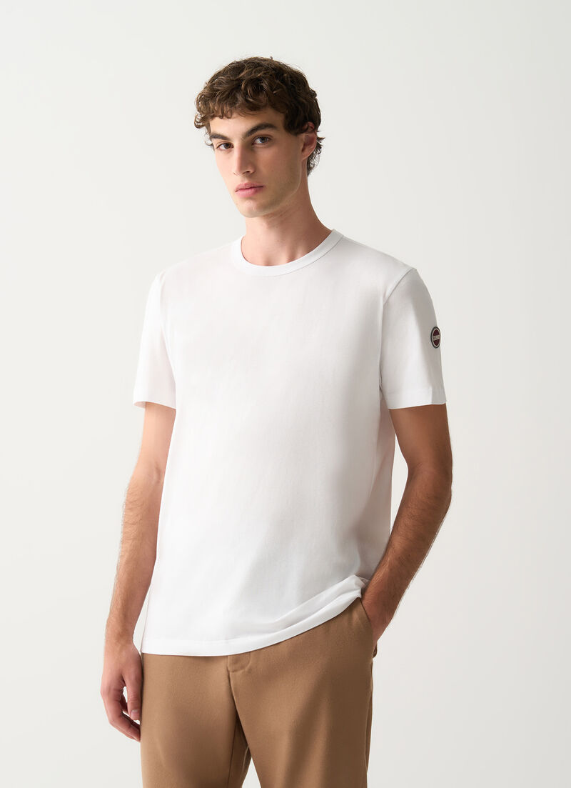 Cotton round-neck T-shirt