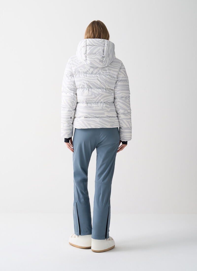 Scratchy padded ski jacket