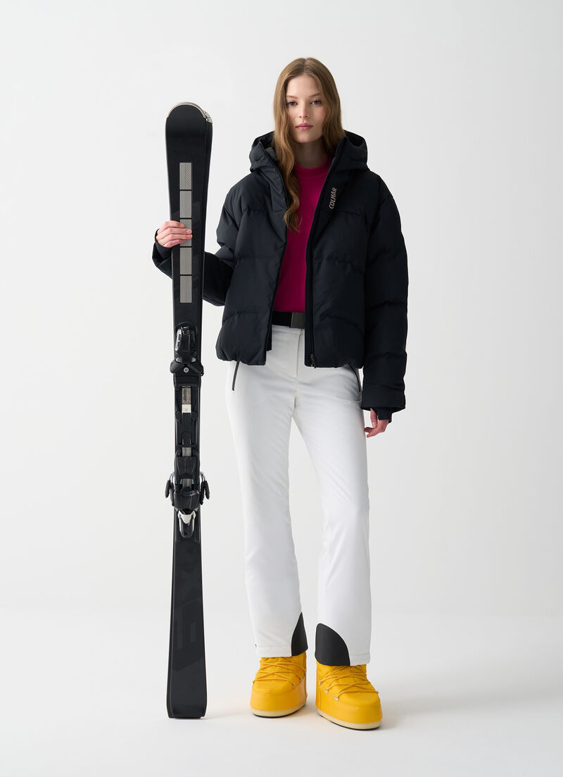 Cropped padded ski jacket
