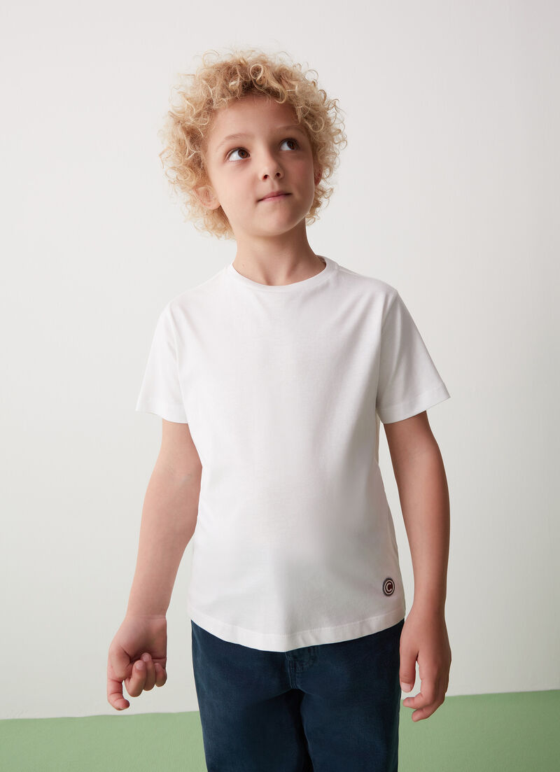 Short-sleeved jersey T-shirt