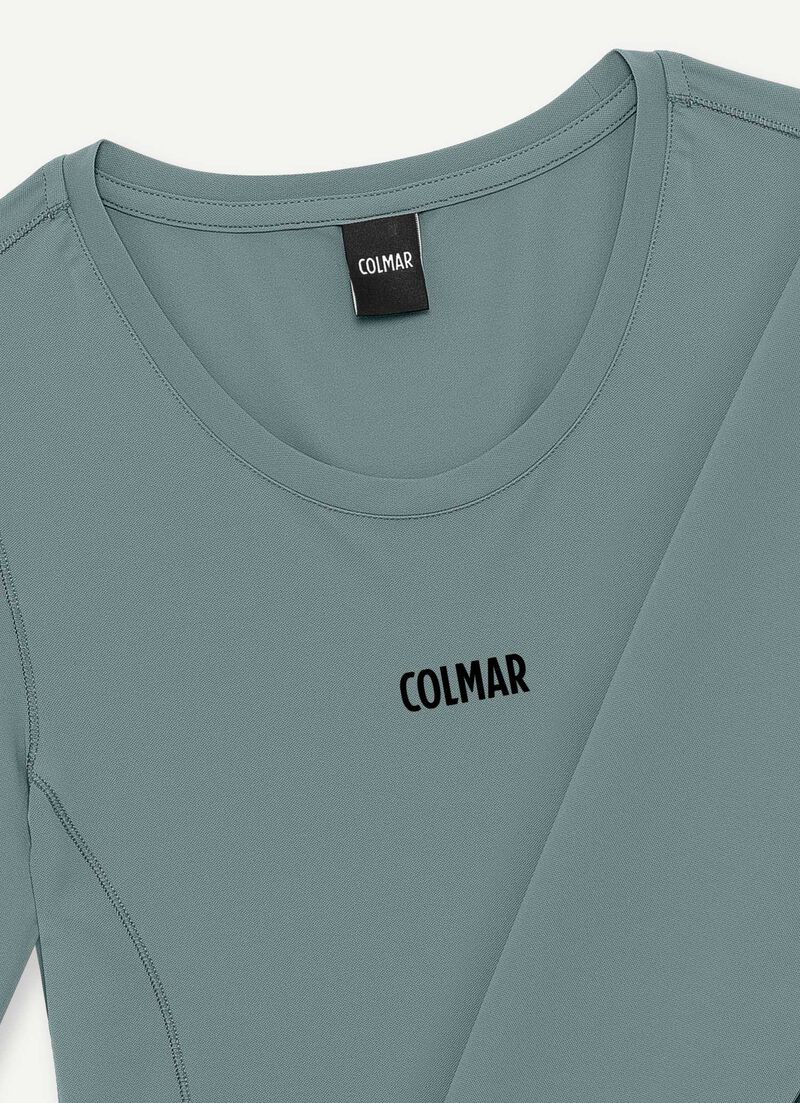 Long-sleeved T-shirt in stretch jersey