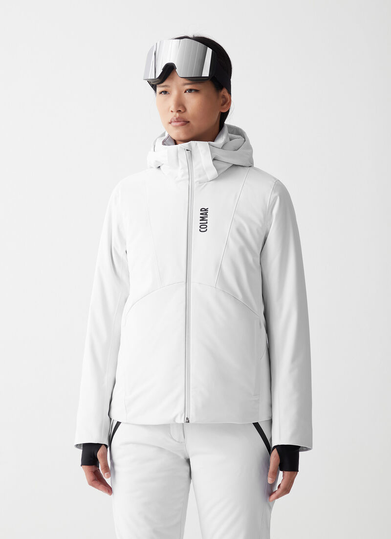 Two-fabric ski jacket