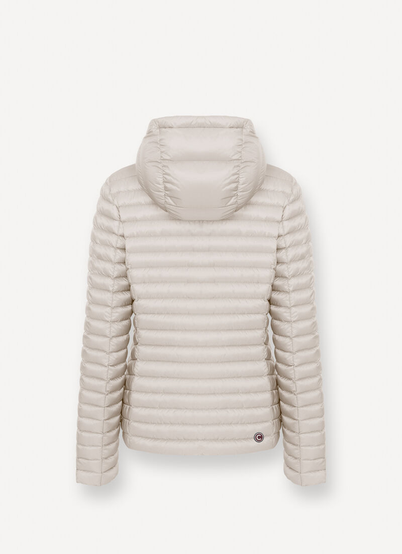 Light down jacket with hood