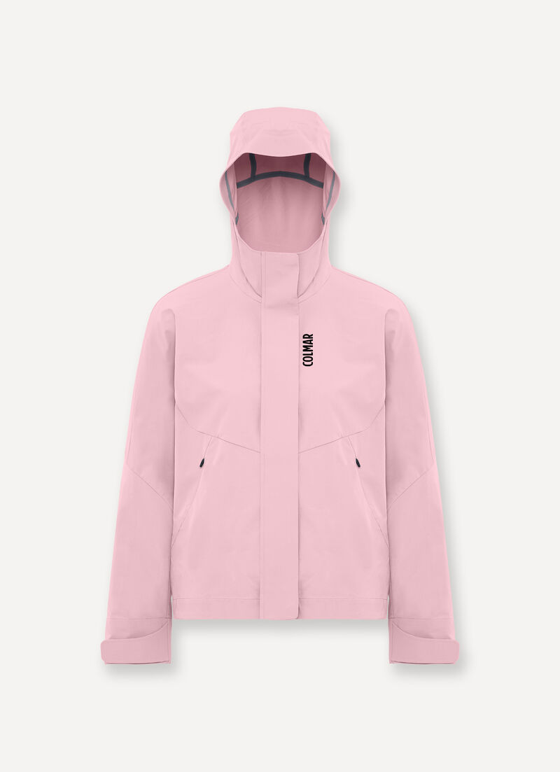 Technical stretch fabric cape