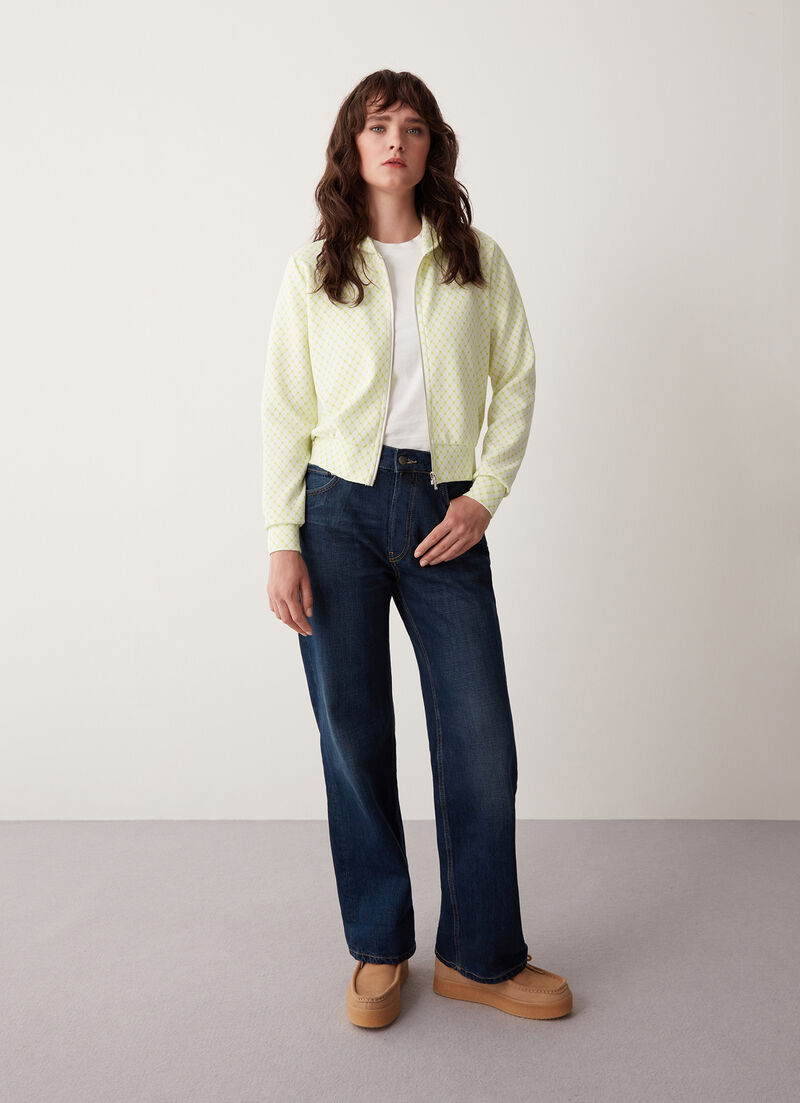 Interlock hooded sweatshirt