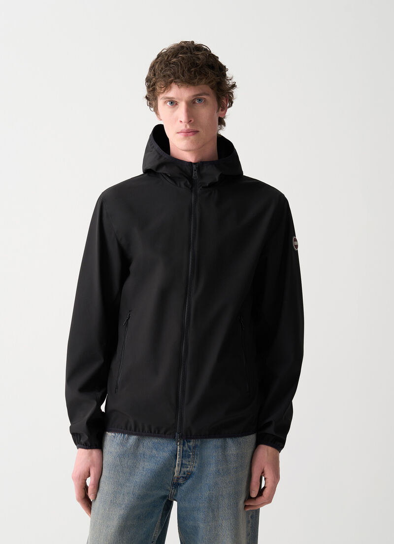 Softshell hooded jacket