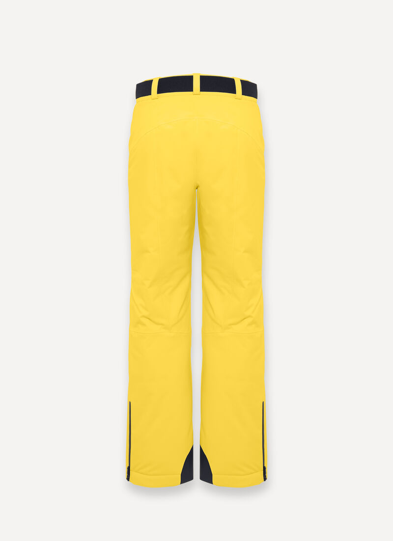 Padded ski pants with belt