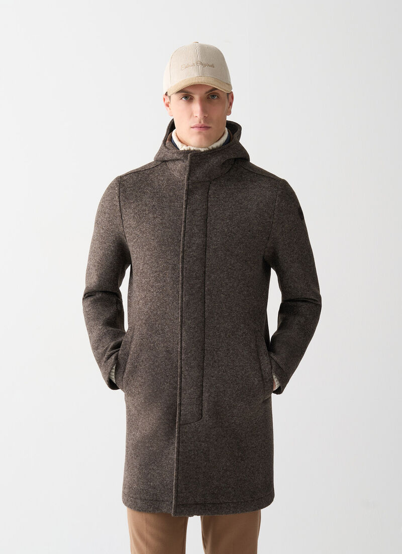Coat with hood