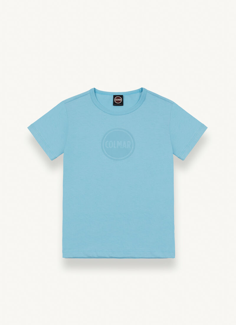 Cotton T-shirt with maxi Colmar logo