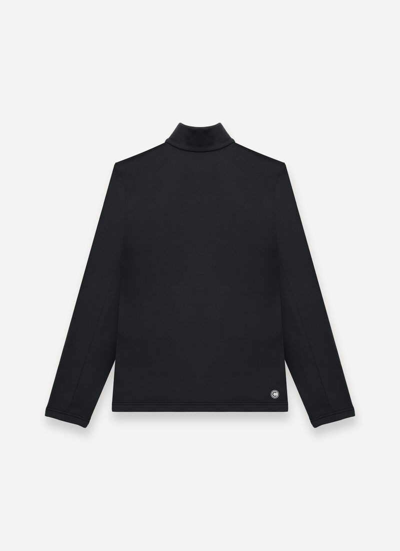 Half-zip stretch ski fleece