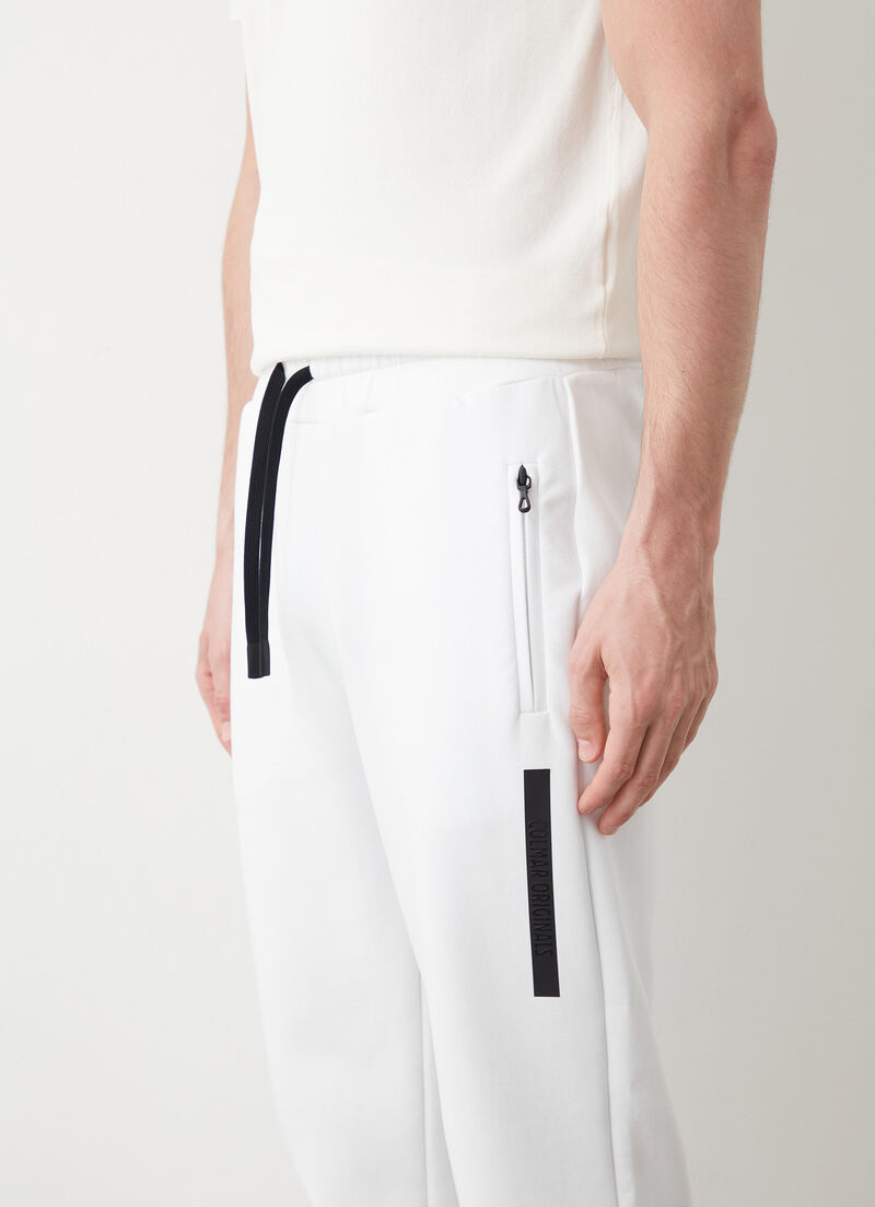 Jumpsuit trousers with zip