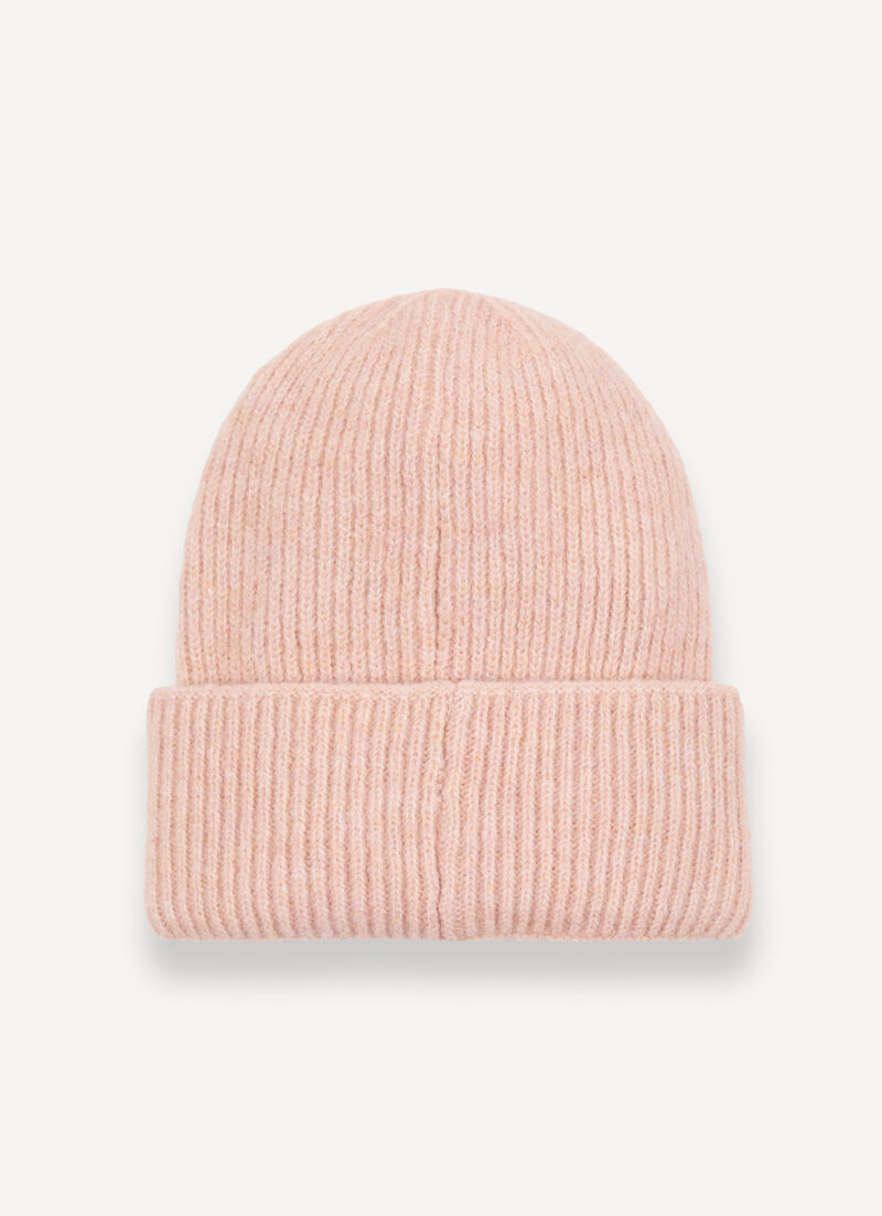 Lurex knit hat