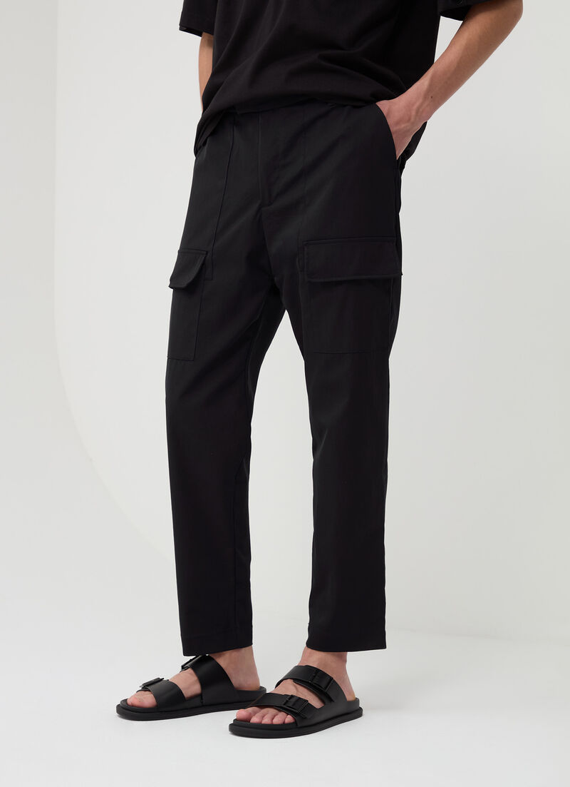 Easy care cargo trousers