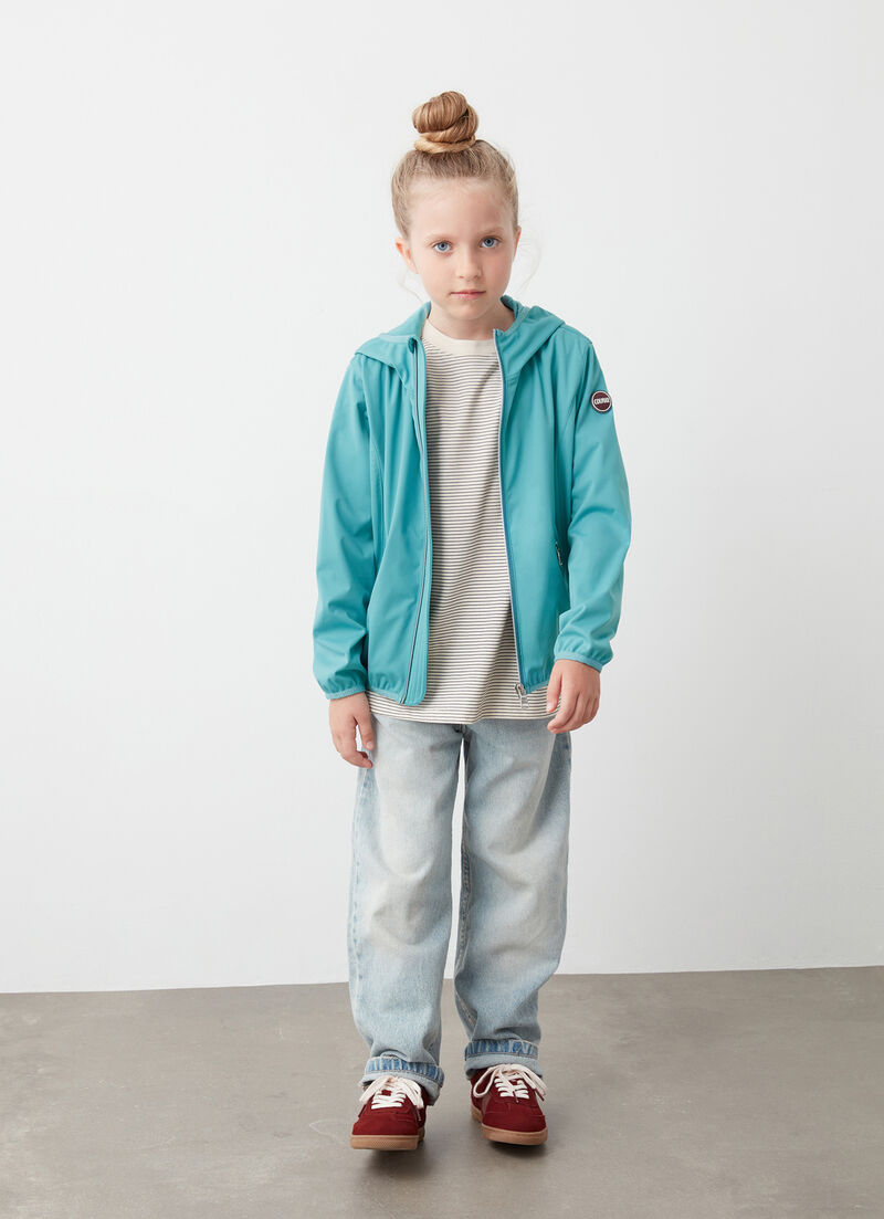 Softshell jacket with hood