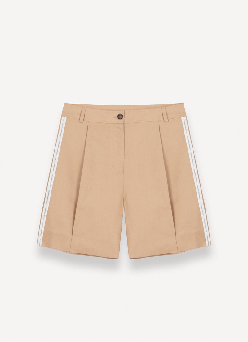 Linen bermudas