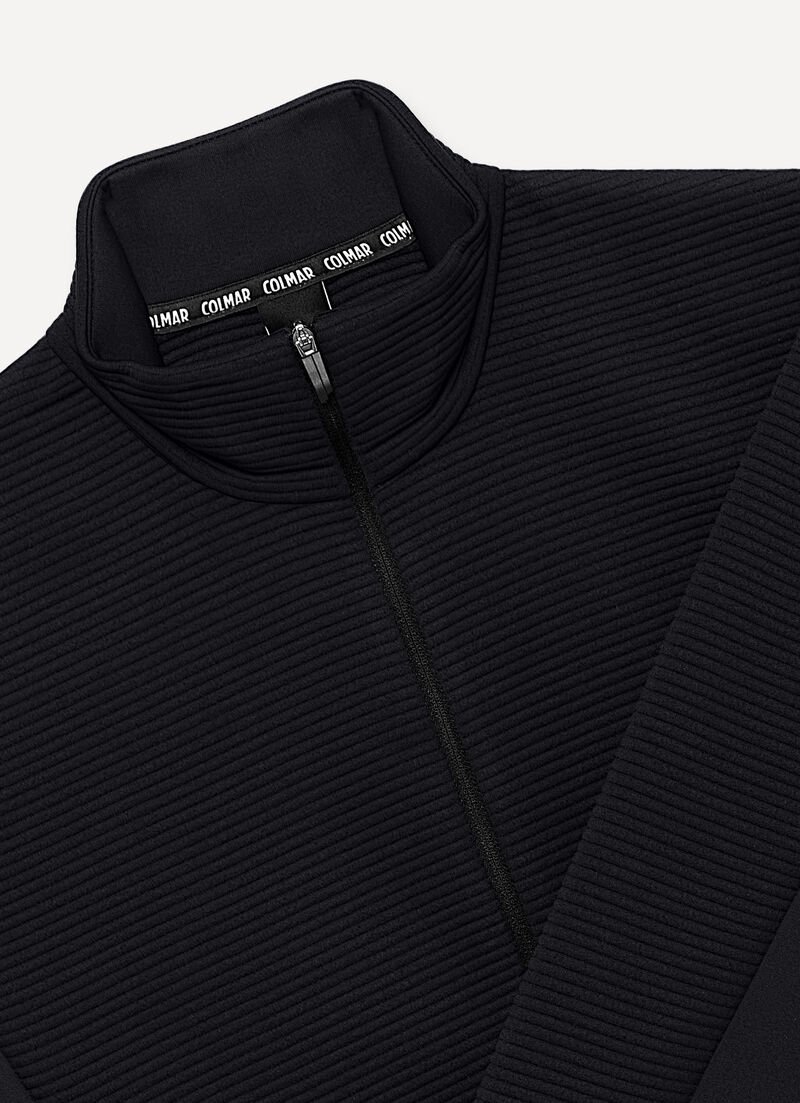 Full-zip jacquard ski fleece
