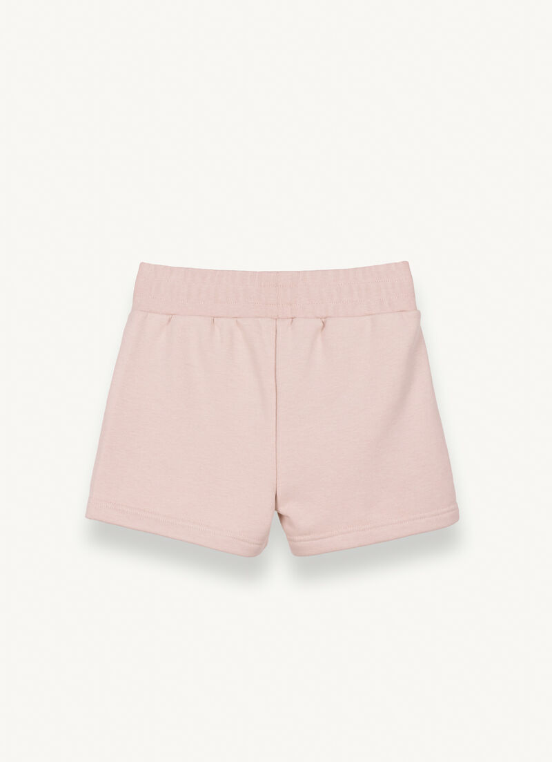 Shorts in soft cotton blend fleece