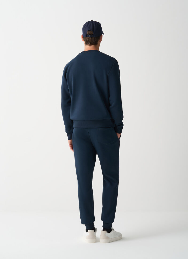 Cotton tracksuit bottoms