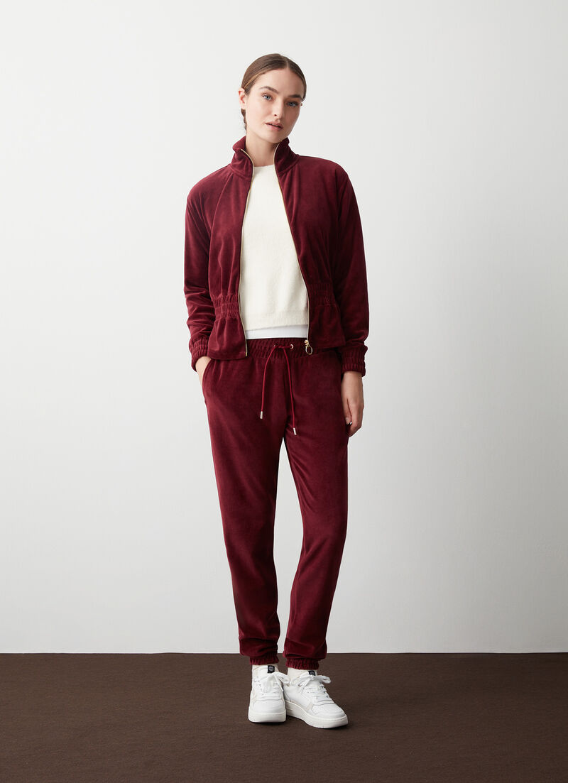 Velvet sweatpants