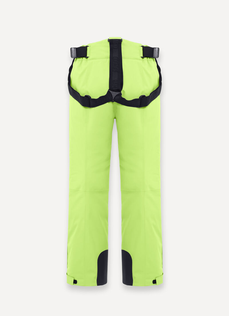 Padded 4Way fabric ski salopettes