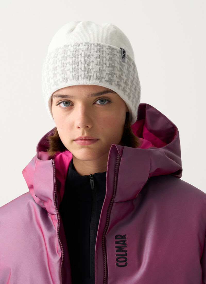 Women's houndstooth hat