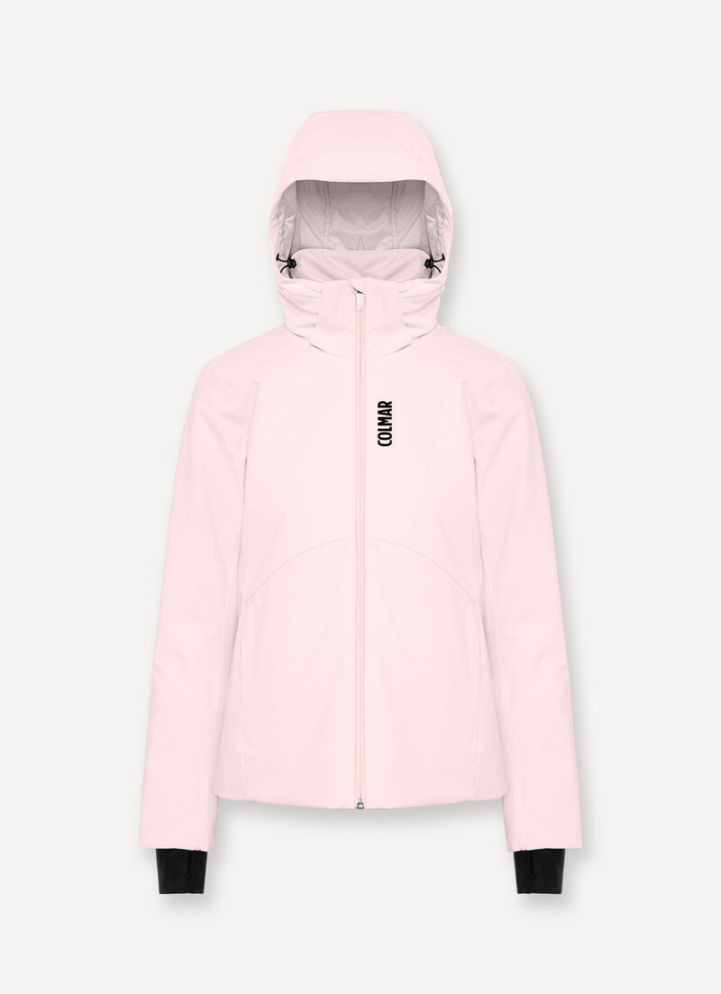 Two-fabric ski jacket