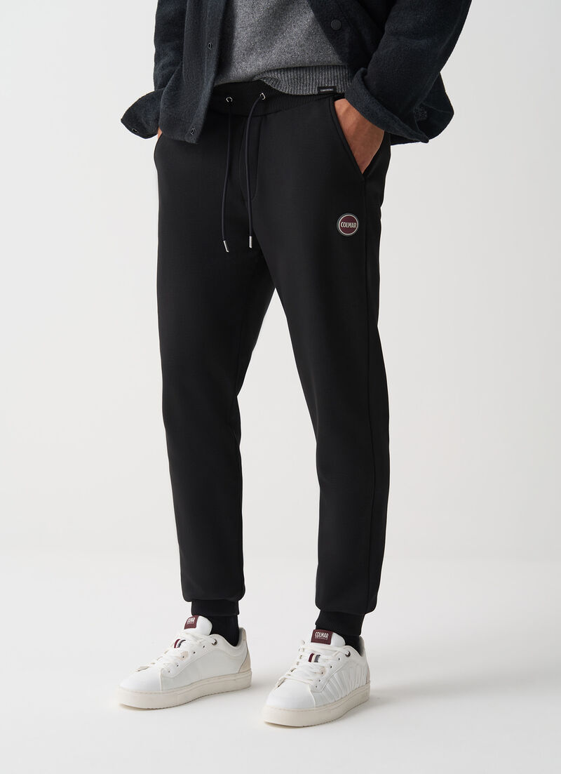 Cotton tracksuit bottoms