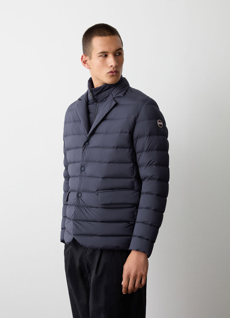 Super-matte padded stretch blazer