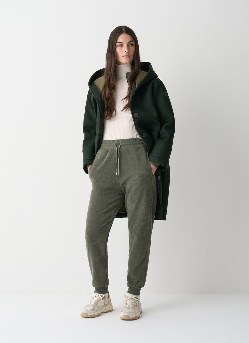 Bouclé tracksuit bottoms