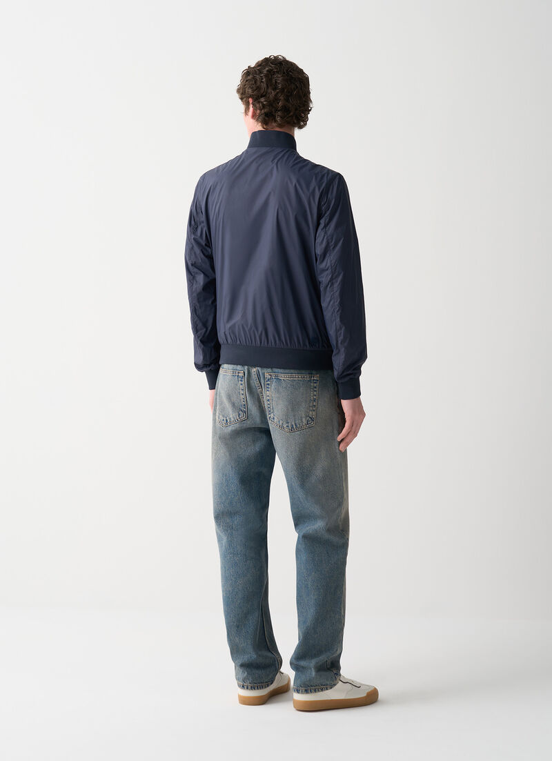 Reversible bomber jacket