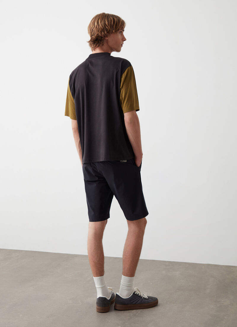 Oversized two-tone T-shirt