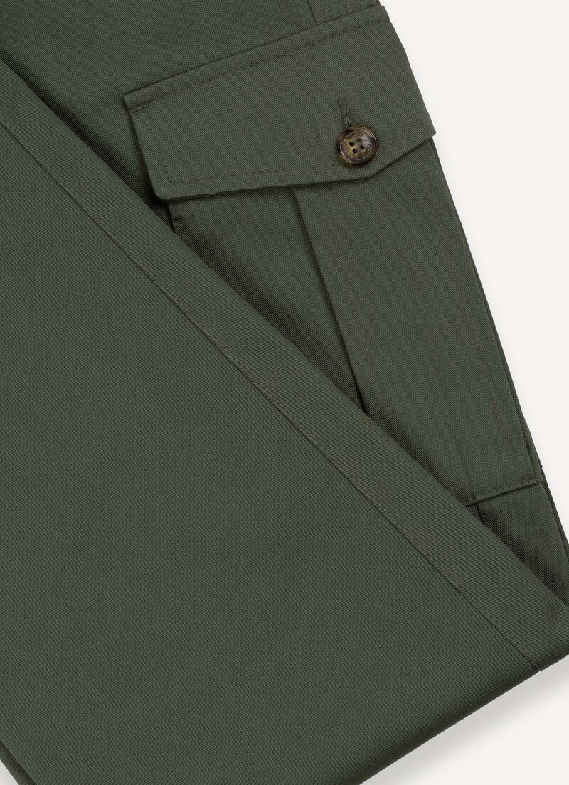 Cotton cargo trousers
