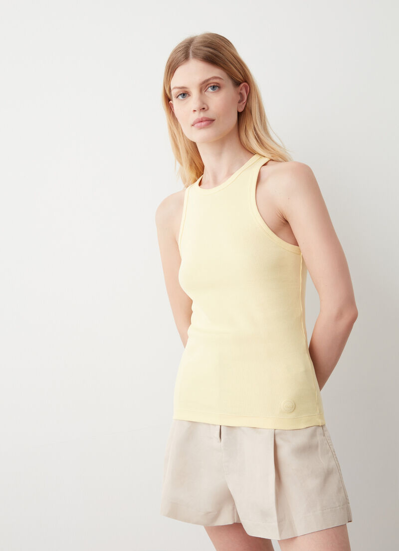 Ribbed vest top