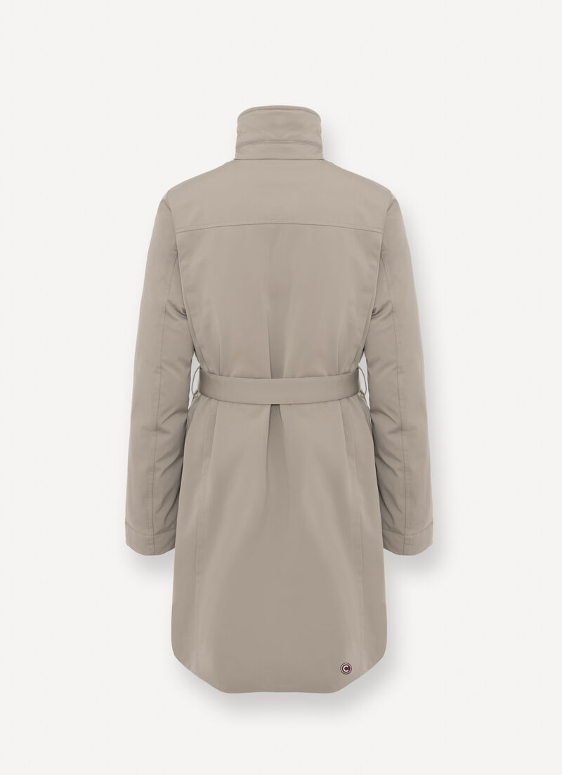 Padded waterproof fabric jacket