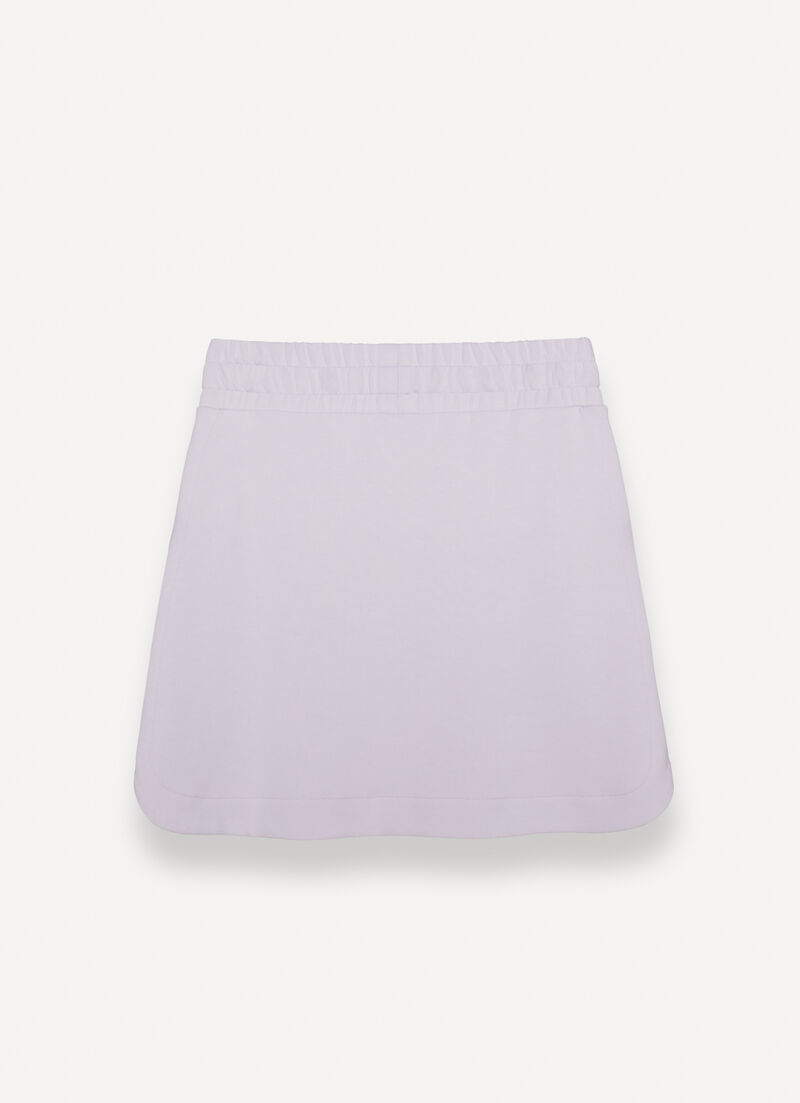 Sweatshirt-fabric skirt