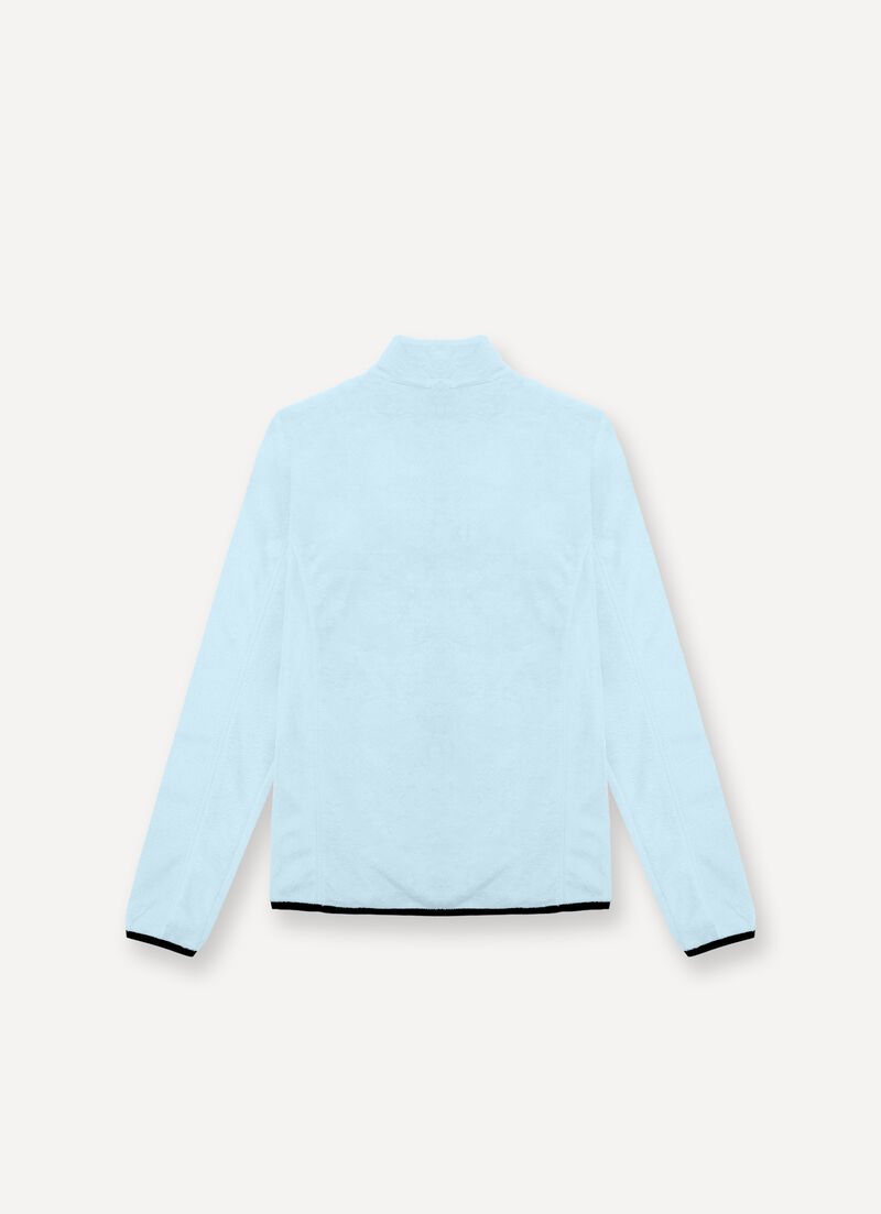 Full-zip teddy-effect ski fleece