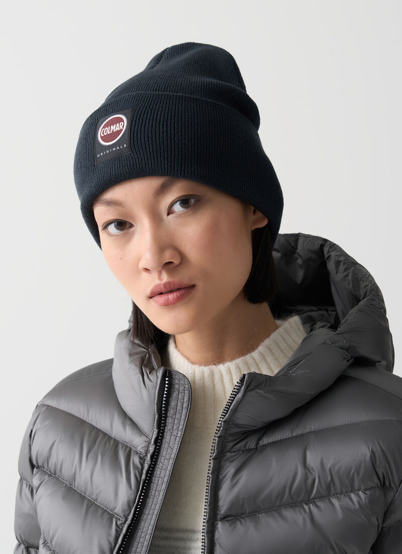 Unisex hat with turn-up cuff