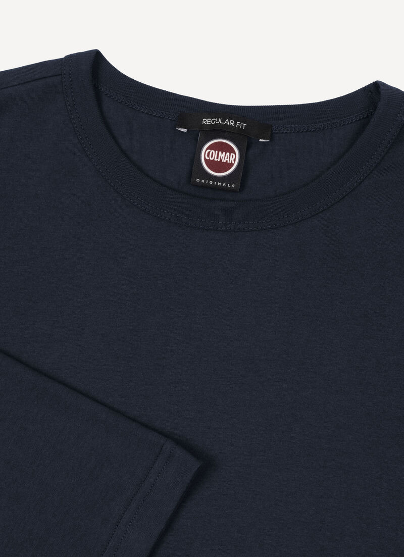 Long-sleeved cotton T-shirt