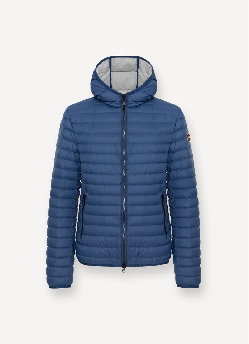 Autumn down jacket with hood